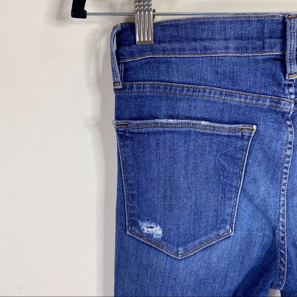 Frame Distressed Le High Skinny Jeans Size 26 - Picture 10 of 16